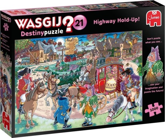 Wasgij Destiny 21 Puslespill Highway Hold-Up! 1000 Brikker