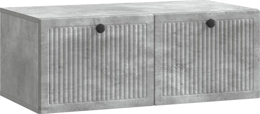  Vegghengt TV skap Betonggrå 78,5 x 41 x 30 cm Konstruert tre