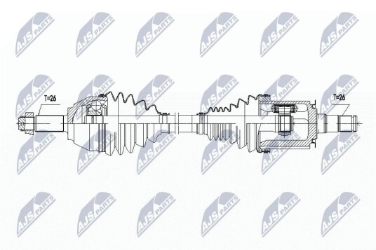 Nty Drivaksel NTY NPW BM 143 Nty Drivaksel NTY NPW BM 143