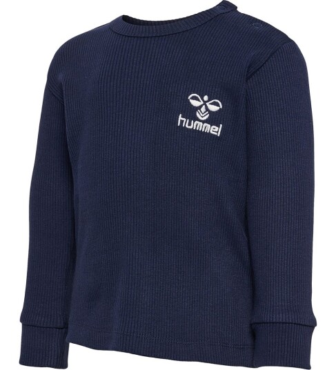Hummel Genser Rib hmlSami Black Iris 56 Genser Blå