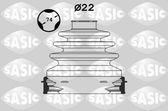 Sasic Mansjett drivaksel SASIC 1904028