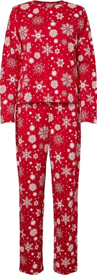 pieces Pysjsett pcNaya Xmas LS Nightwear Set Jrs Rød