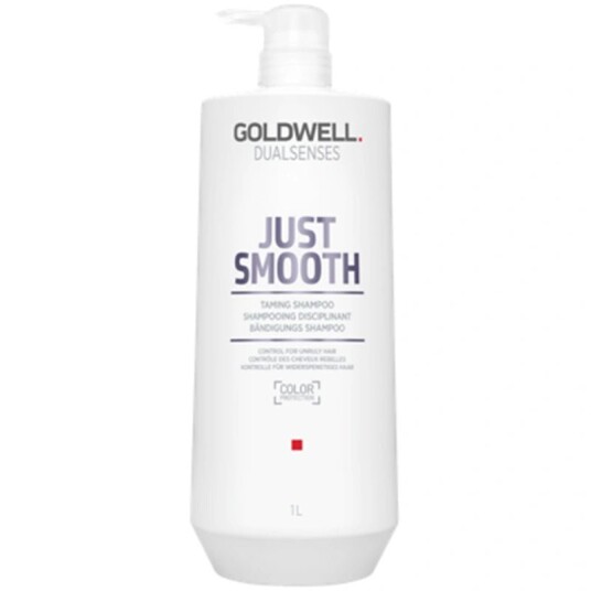 Goldwell Just Smooth Taming Shampoo 1000ml - Anti-Frizz og Fuktgivende Sjampo for Alle Hårtyper Goldwell Just Smooth Taming Shampoo 1000ml - Anti-Frizz og Fuktgivende Sjampo for Alle Hårtyper
