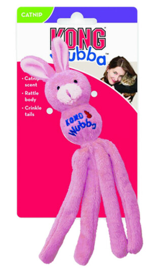 Cat Wubba Bunny Katteleketøy Med Kattemynte 21 cm Cat Wubba Bunny Katteleketøy Med Kattemynte 21 cm