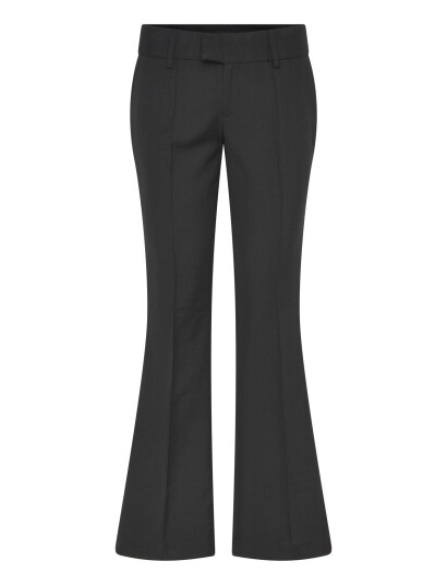 Gina Tricot Low Waist Bootcut Trousers   Black   38