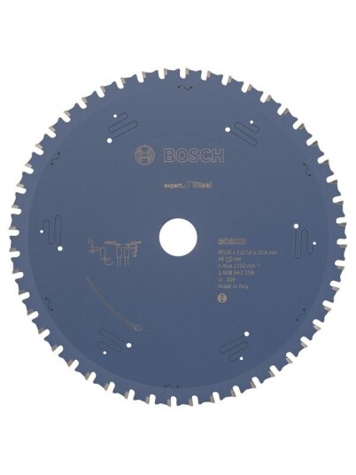 Bosch Sirkelsagblad Expert for Steel 230 x 25,4 x 2,0 mm, 48