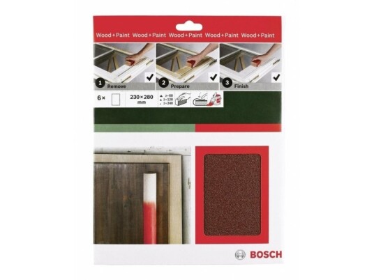 Bosch Håndslipepapir Sett Universal K60/120/240 230x280mm