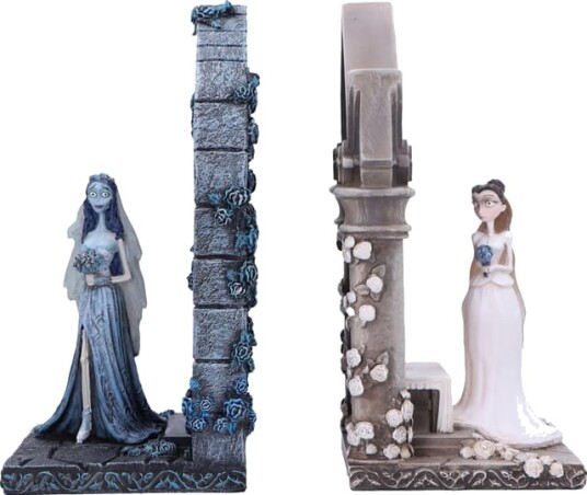 Nemesis Now Corpse Bride bokstøtte Emily & Victoria