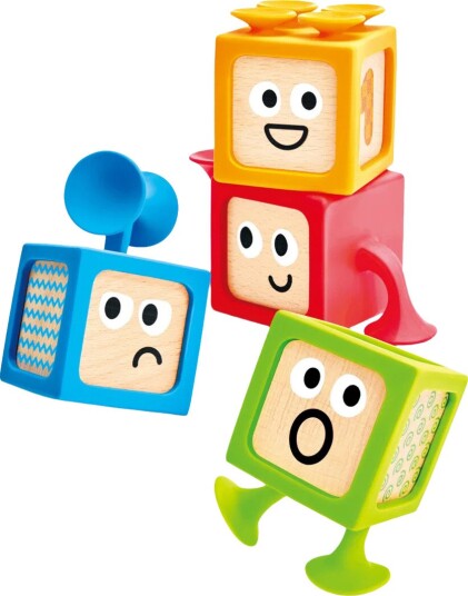 Hape Hape Suction & Sensory Blocks Multi/patterned ONE SIZE Hape Hape Suction & Sensory Blocks Multi/patterned ONE SIZE