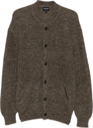 Giorgio Armani Herre Strikkevarer Brun L,