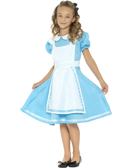 Alice i Eventyrland Inspirert Barnekostyme Strl 7 9 ÅR