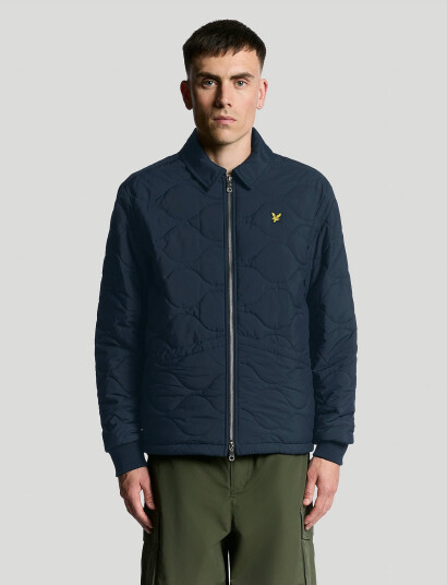 Lyle & Scott Quilted Ripstop Jacket - Navy - S Lyle & Scott Quilted Ripstop Jacket - Navy - S