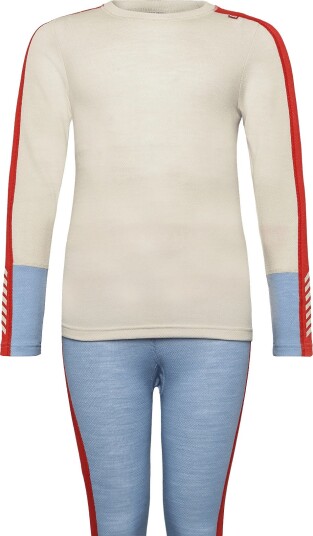 Helly Hansen Jr Lifa Merino Midweight Set BRIGHT BLUE 158 Helly Hansen Jr Lifa Merino Midweight Set BRIGHT BLUE 158