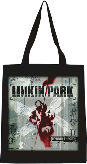 Rocksax Linkin Park Hybrid Theory Logo EcoFriendly Tote Bag Black 78859798