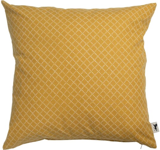 Almedahls Prickruta putetrekk 47x47 cm Oker Almedahls Prickruta putetrekk 47x47 cm Oker