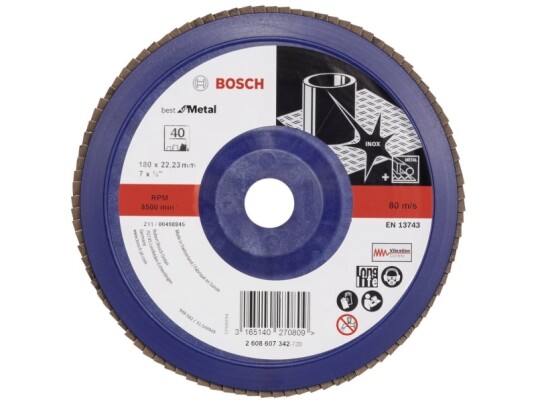 Bosch Lamellskive 2608607342 180mm Bosch Lamellskive 2608607342 180mm