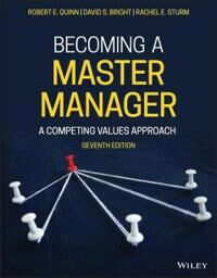 Becoming A Master Manager Av Robert E. (University Of Michigan) Quinn, David S. (Wright State University) Bright, Rachel E. (Wright State University)