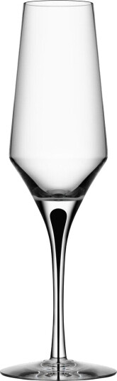 Orrefors Metropol champagneglass 27 cl Clear/Black