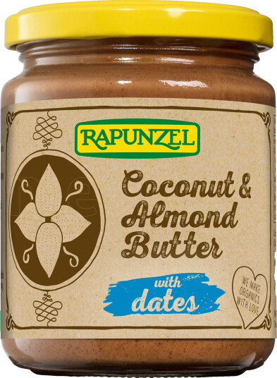 Rapunzel Kokos/mandel creme m. dadel Ø 250g