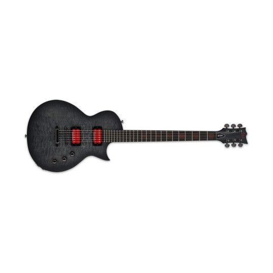 Ltd Bb-600 Baritone Ben Burnley Qm Seethru Svart Sunburst Satin W/case