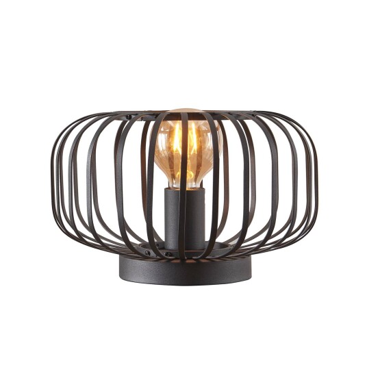 Lindby Krish bordlampe i burutseende, svart
