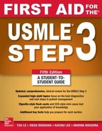 First Aid For The Usmle Step 3, Fifth Edition Av Tao Le, Vikas Bhushan