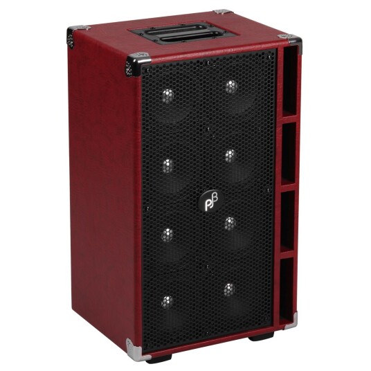 Phil Jones Bass C8 - Compact 8 Basskabinett, 8x5", 800 Watt - Rød