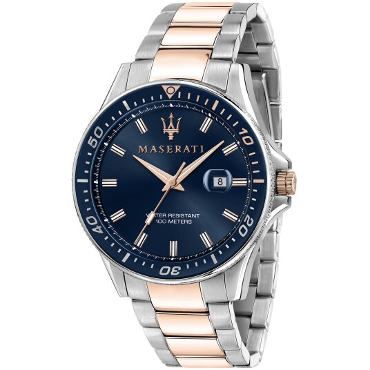 Maserati Sfida R8853140003 - Herre - 44 mm - Analog - Kvarts urverk - Mineralglas