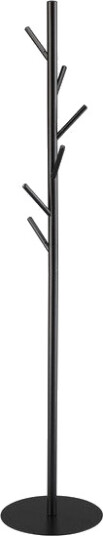 Coram Håndklestativ-stumtjener matt sort med 6 kroker h166cm