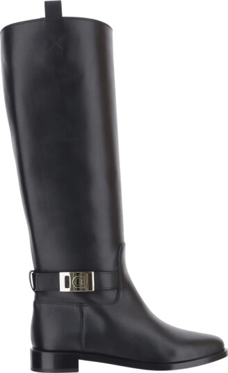 Ferragamo Dame Sko Svart 37 1/2 EU,