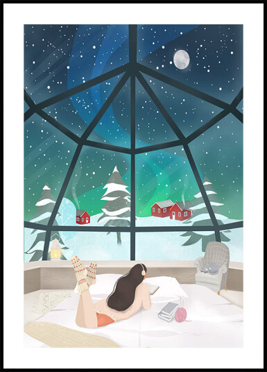 Lapland Finland Plakat Plakat / 30x40cm Lapland Finland Plakat Plakat / 30x40cm