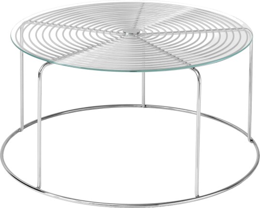 Wire VP17 Salongbord, Rustfritt Stål / Glass