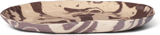 Ferm Living Ryu tallerken 26 cm Sand brun Ferm Living Ryu tallerken 26 cm Sand brun