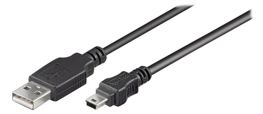 MicroConnect USB-kabel - USB til mini-USB type B - 10 m
