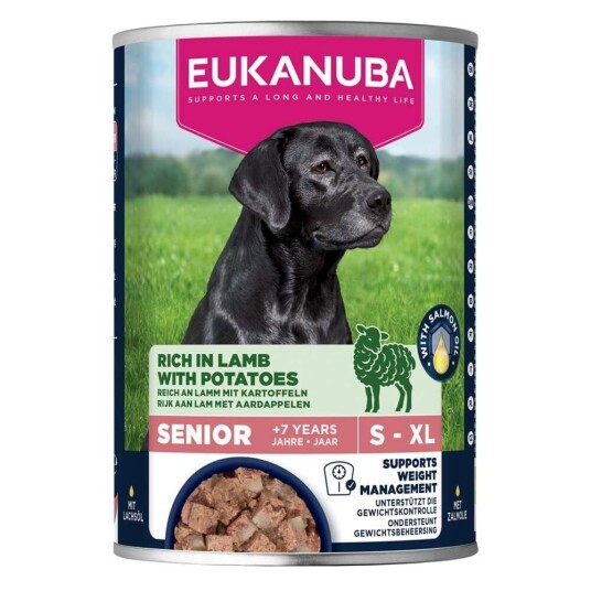Eukanuba Våtfôr til Senior Hunder Lam og Poteter 400g Eukanuba Våtfôr til Senior Hunder Lam og Poteter 400g