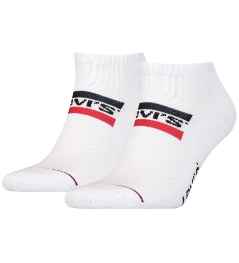 Levis Ankelsokker 2 pack Sportsklær White Levis 43/46 Sokker Hvit 43 46