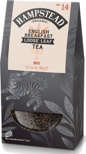 Hampstead Tea økologisk english breakfast tea løsvekt 100 g