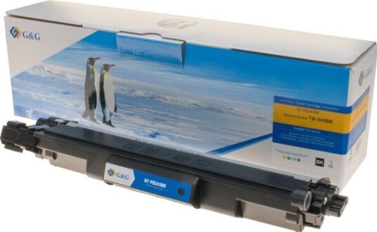 G&G Toner G&G-Kompatibel Toner Med Brother Tn243bk Nt-Pb243bk Svart 1000S