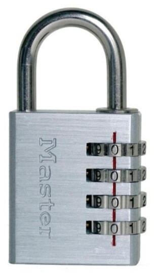 HENGELÅS 7640EURD ALUMINIUM 40mm 4 m/KODE 5 PINS MASTERLOCK SV PN B HENGELÅS 7640EURD ALUMINIUM 40mm 4 m/KODE 5 PINS MASTERLOCK SV PN B