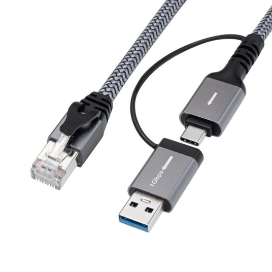 MicroConnect CAT6 FTP to USB A-C adapter MicroConnect CAT6 FTP to USB A-C adapter