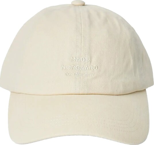 Mads Nørgaard Soft Twill Cash Cap Cream ONE SIZE Mads Nørgaard Soft Twill Cash Cap Cream ONE SIZE