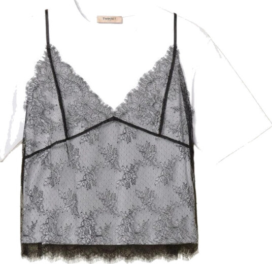 Twinset Dame Topper Flerfarget L,