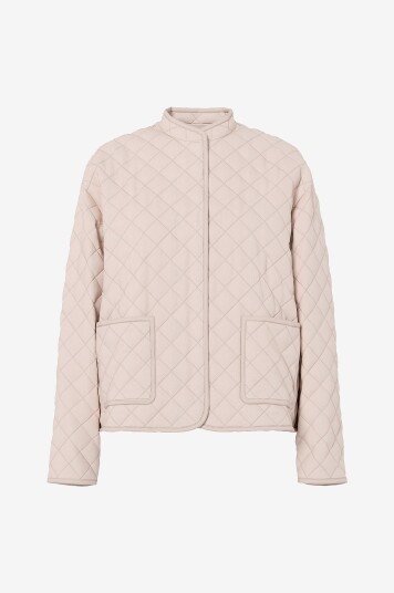 Pieces Jakke pcRikke Quilted Jacket Grå