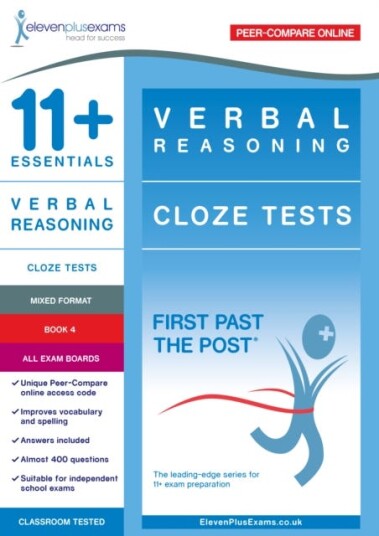 11+ Essentials Verbal Reasonin Cloze Tests Book 4