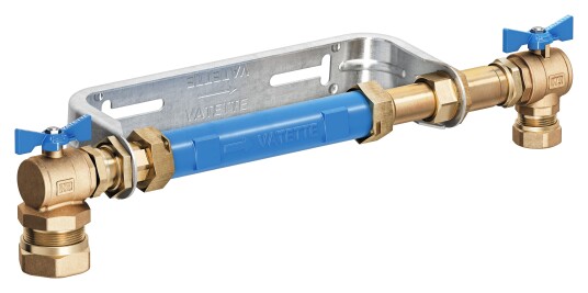 Vatette FG0986002 Vannmålerkonsoll 190-220 mm Med Passbit/Vinkelkuleventiler Vatette FG0986002 Vannmålerkonsoll 190-220 mm Med Passbit/Vinkelkuleventiler