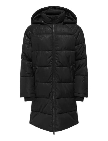 Kids Only Kogmia L/S Aop Puffer Coat Otw Black 158