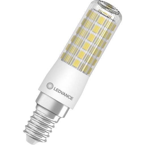 Ledvance E14 rørpære 2700K 7W Klar