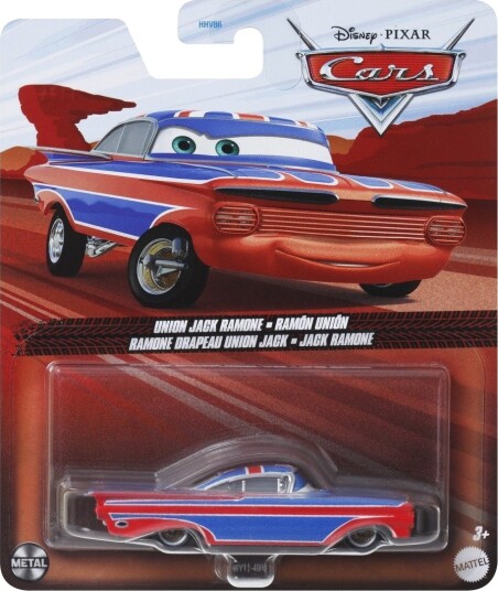 Disney Pixar Cars Lekebil 1:55 Union Jack Ramone