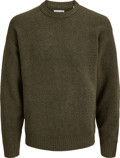 Jack & Jones Jjesoho Ollie Knit Crew Neck Sn Khaki green XL