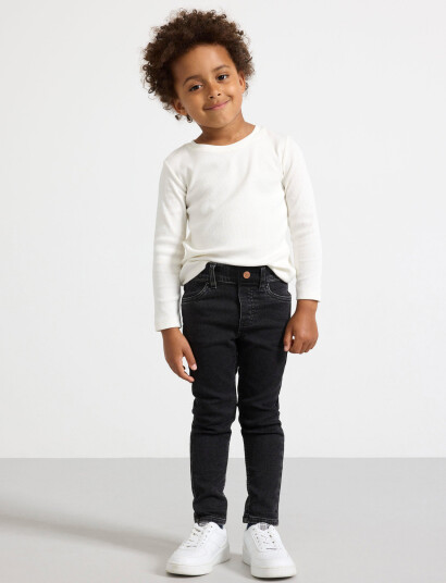 Lindex Trousers Denim Sam Black Black 92 Lindex Trousers Denim Sam Black Black 92